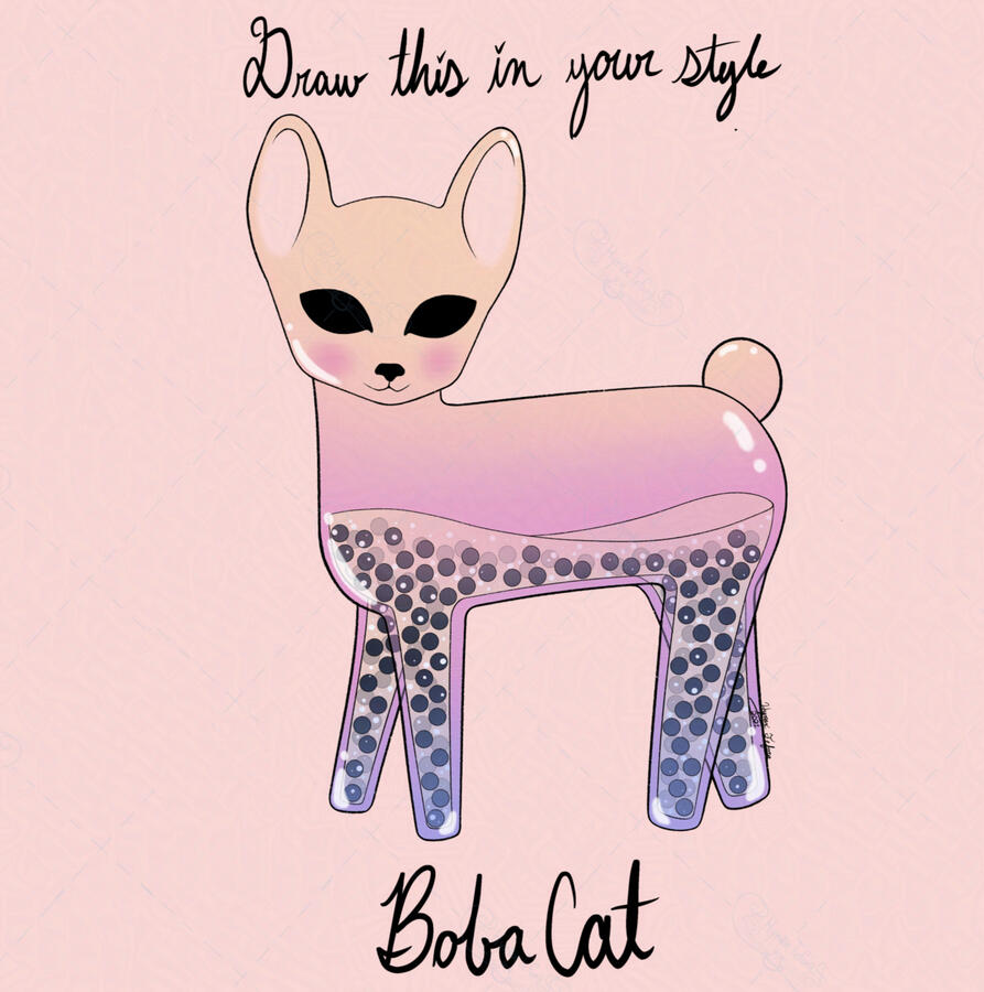 Boba Cat DTIYS