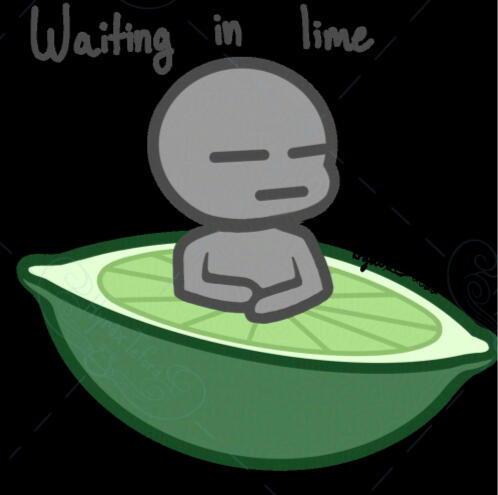 Waiting In Lime