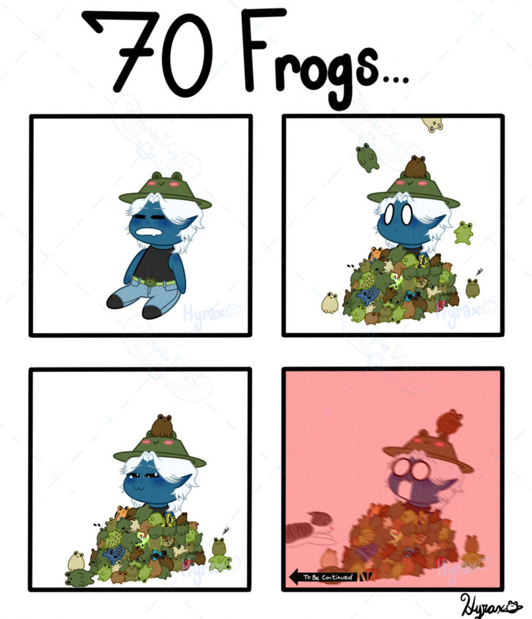 70 Frogs Comic